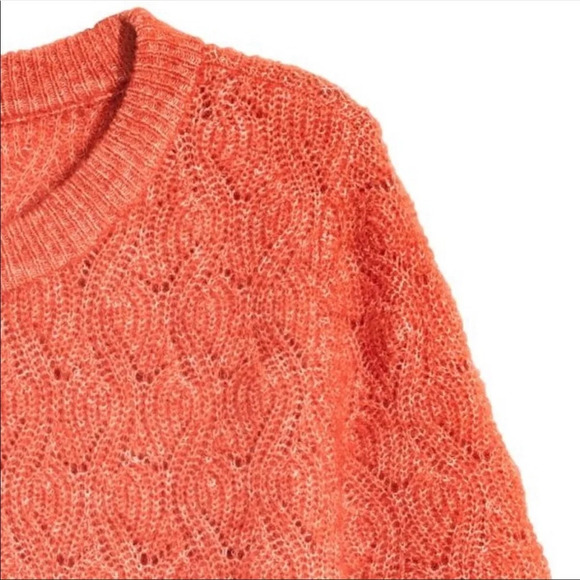 Short sleeve Mohair and wool blend sweater - Picture 5 of 8